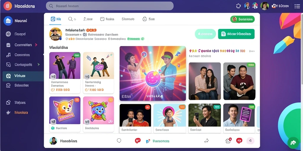 Tampilan awal yang menarik dengan grafis berkualitas tinggi.