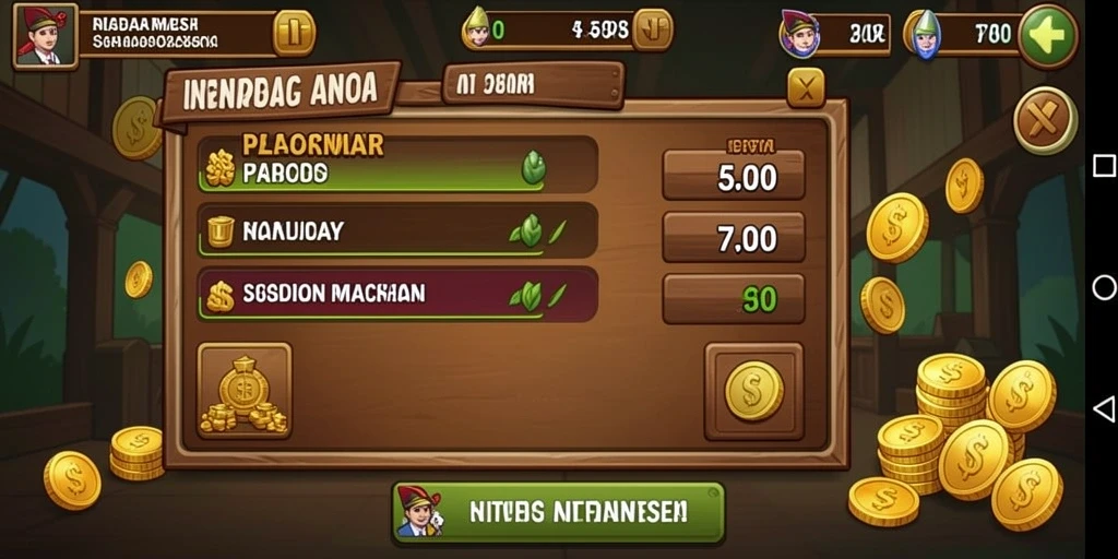 Tampilan awal aplikasi DOUBLE999 yang menarik.