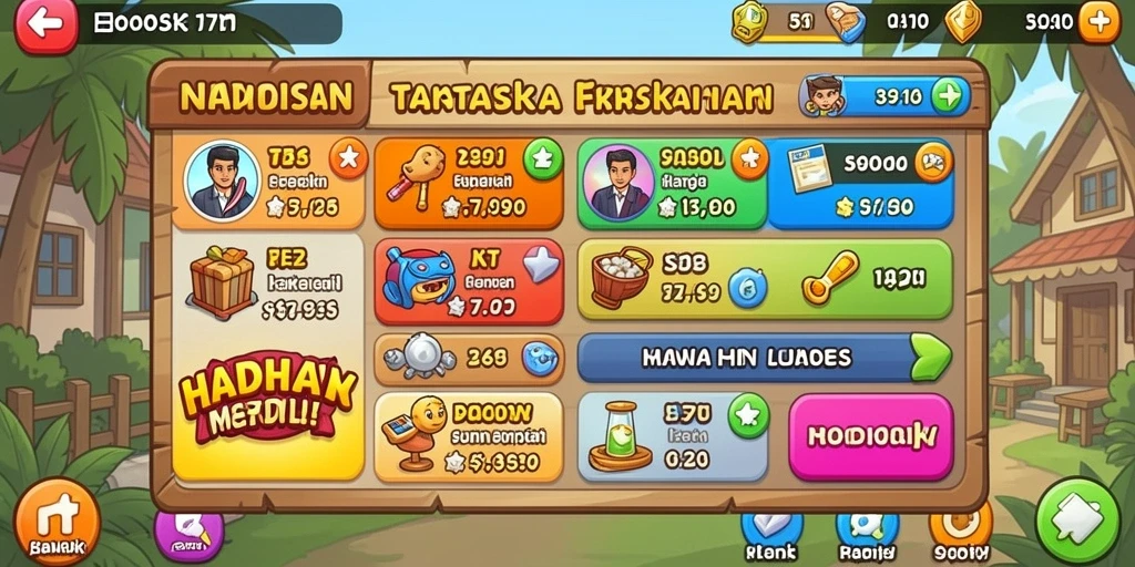 Tampilan antarmuka yang menarik dan user-friendly.