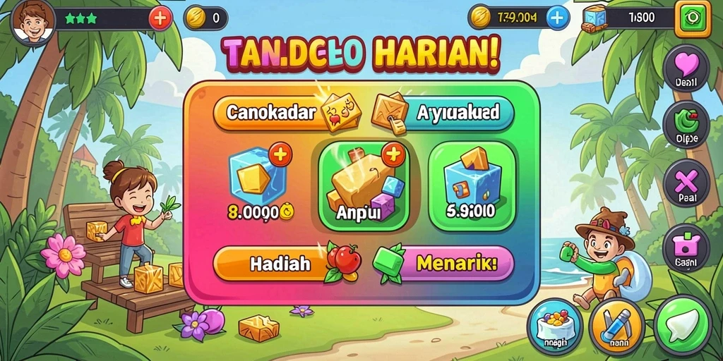 Tampilan awal aplikasi yang menarik dan mudah dimengerti.
