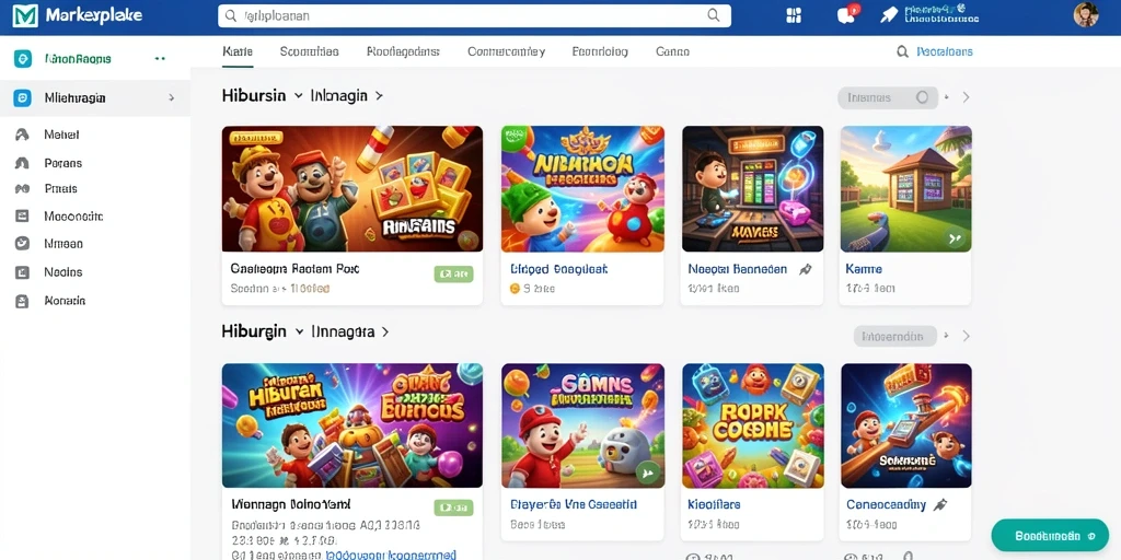 Tampilan mesin slot dengan efek visual yang menawan.