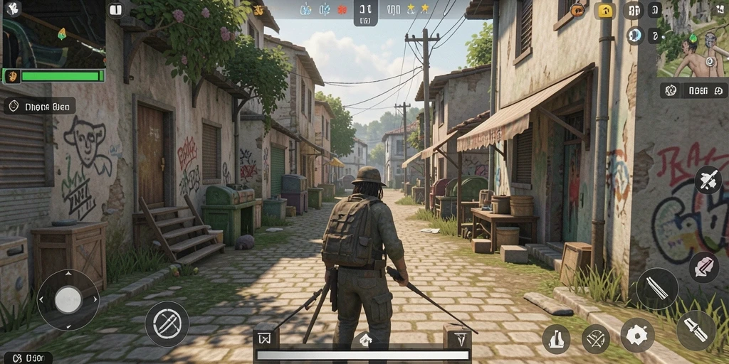 Tampilan awal game MPOSURGA yang menarik.