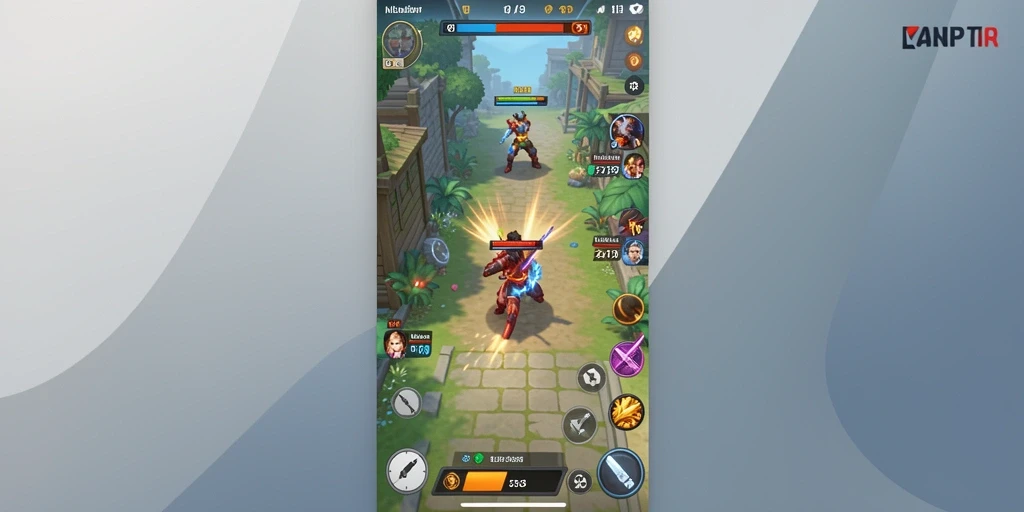 Tampilan utama yang menampilkan berbagai pilihan game dengan jelas.