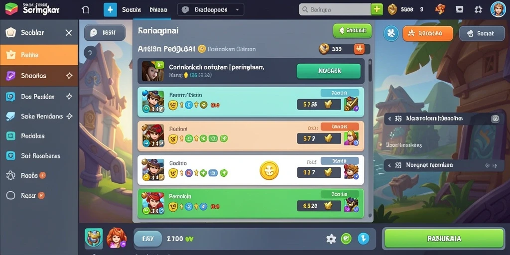 Tampilan awal yang menarik dan informatif.
